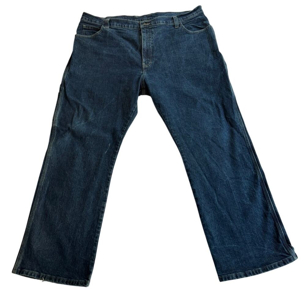 Dickies Relaxed Fit Jeans Mens 40x30 Blue Straight Utility Carpenter Denim